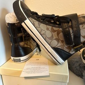 Coach shoes high top
